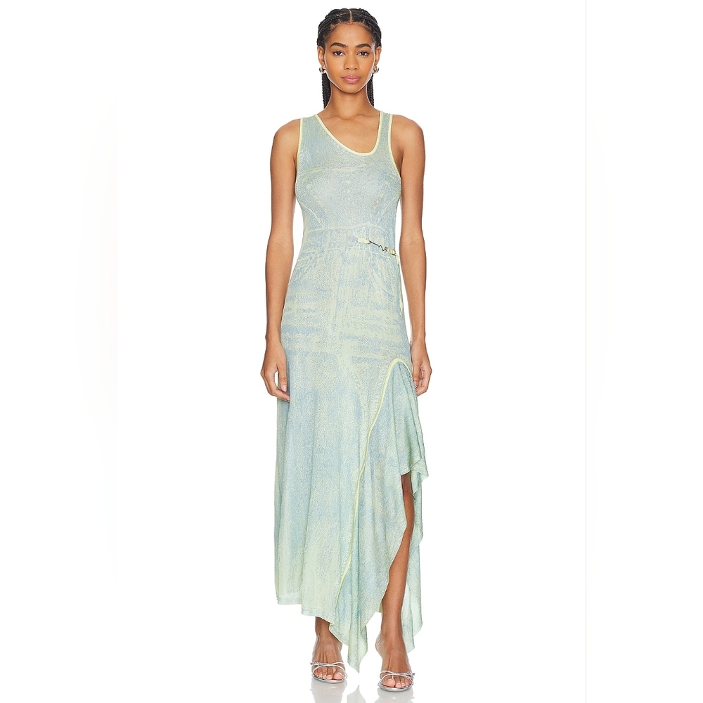 2B. NWT PH5 PEONY DRESS IN AIRWAY BLUE - Picture 2 of 10